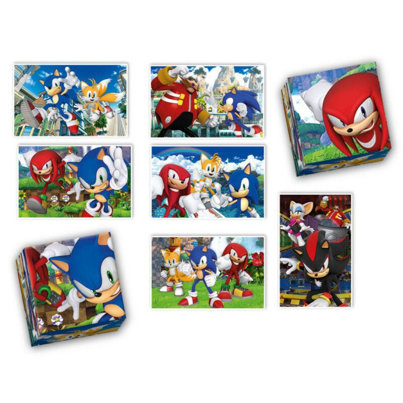 Sonic the Hedgehog Characters 4 σε 1 Παιχνίδι Collection Clementoni 5885451