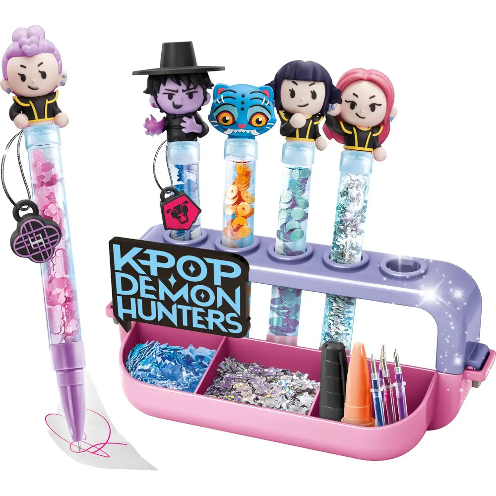 K-pop Demon Hunters Original Σετ Κατασκευής Στυλό Clementoni 30×25 cm