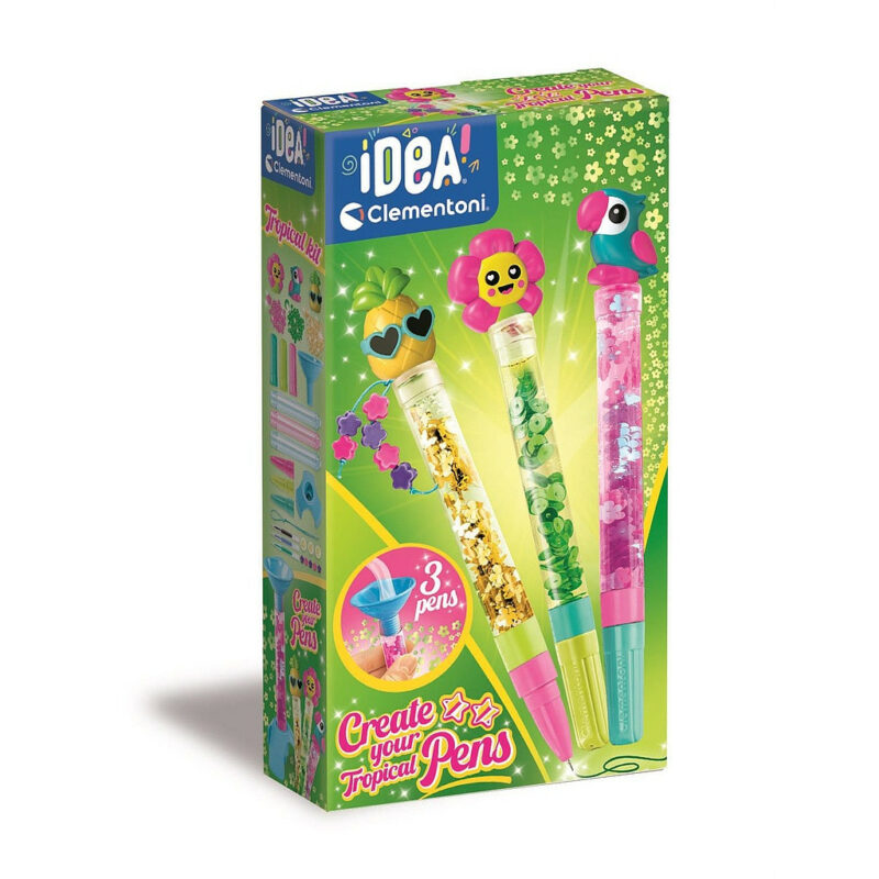 Colour Tropical Σετ Κατασκευής Στυλό Clementoni 5886084