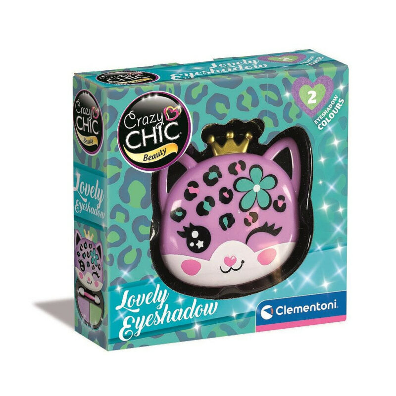 Crazy Chic Leopard Σετ Σκιών Ματιών Clementoni 5893783