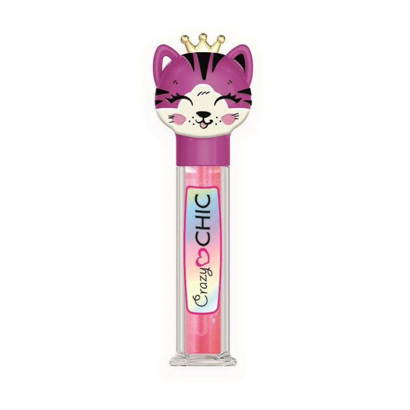 Crazy Chic Tiger Queen Lip Gloss Χειλιών με Ζωάκια Clementoni 5893945