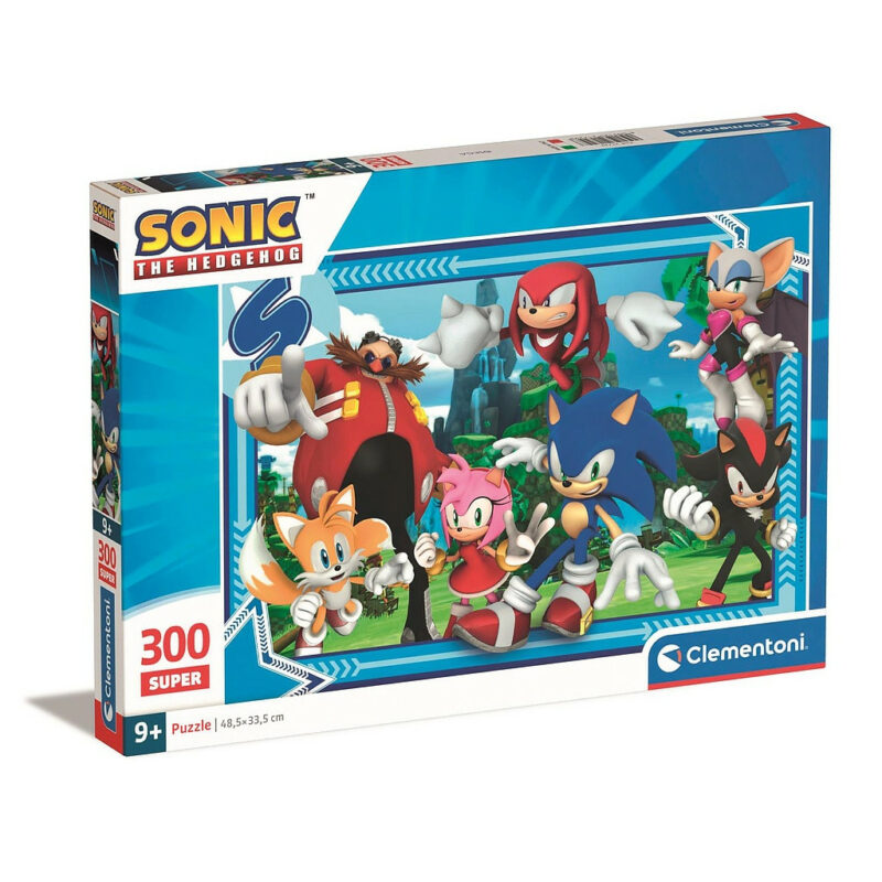 Sonic the Hedgehog Crew Παιδικό Puzzle 300 Τεμαχίων Clementoni 5883760