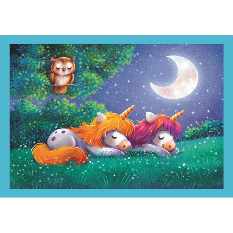 Unicorn One Day Puzzle 4 σε 1 Clementoni 5891458