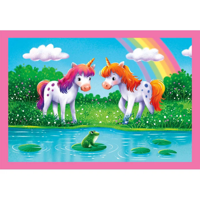 Unicorn One Day Puzzle 4 σε 1 Clementoni 5891459