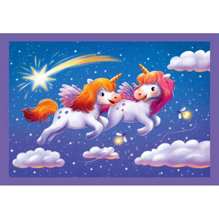 Unicorn One Day Puzzle 4 σε 1 Clementoni 5891460