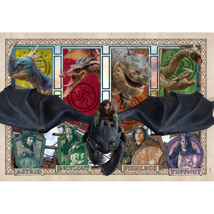 How To Train Your Dragon Mystic Skies Παιδικό Puzzle 300 Τεμαχίων Clementoni 5893546