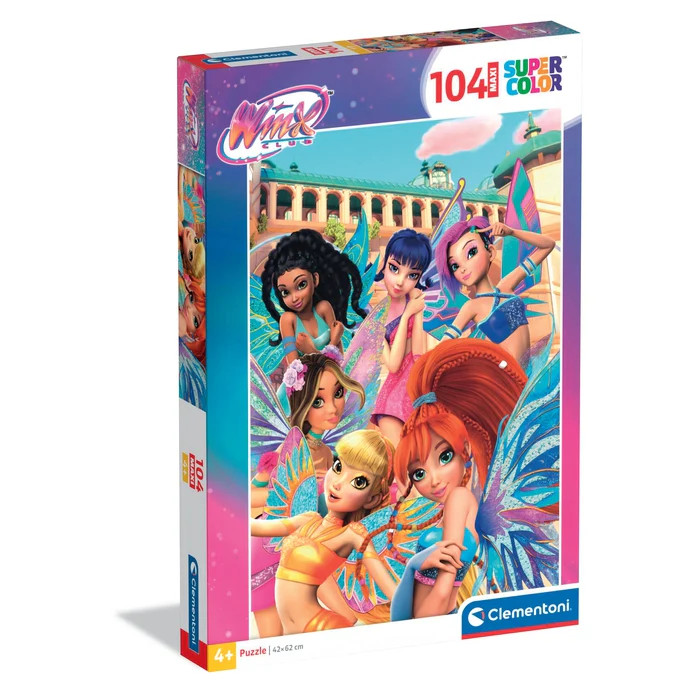 Winx Club Fairy Παιδικό Puzzle Μεγάλου Μεγέθους 104 Τεμαχίων Clementoni 5886954