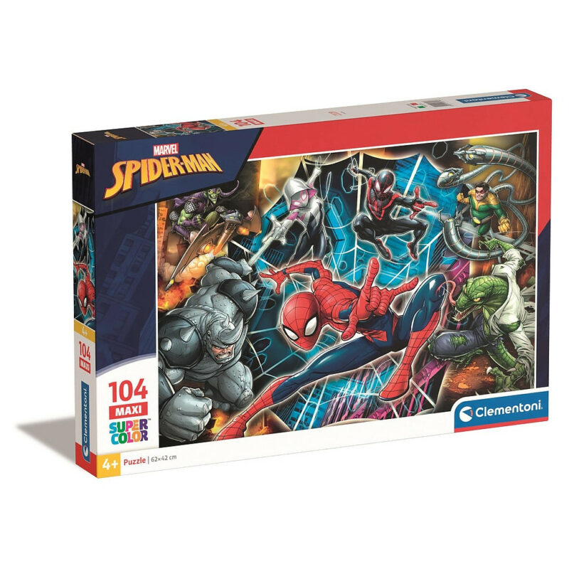 Spiderman Enemies Παιδικό Puzzle Μεγάλου Μεγέθους 104 Τεμαχίων Clementoni 5883688