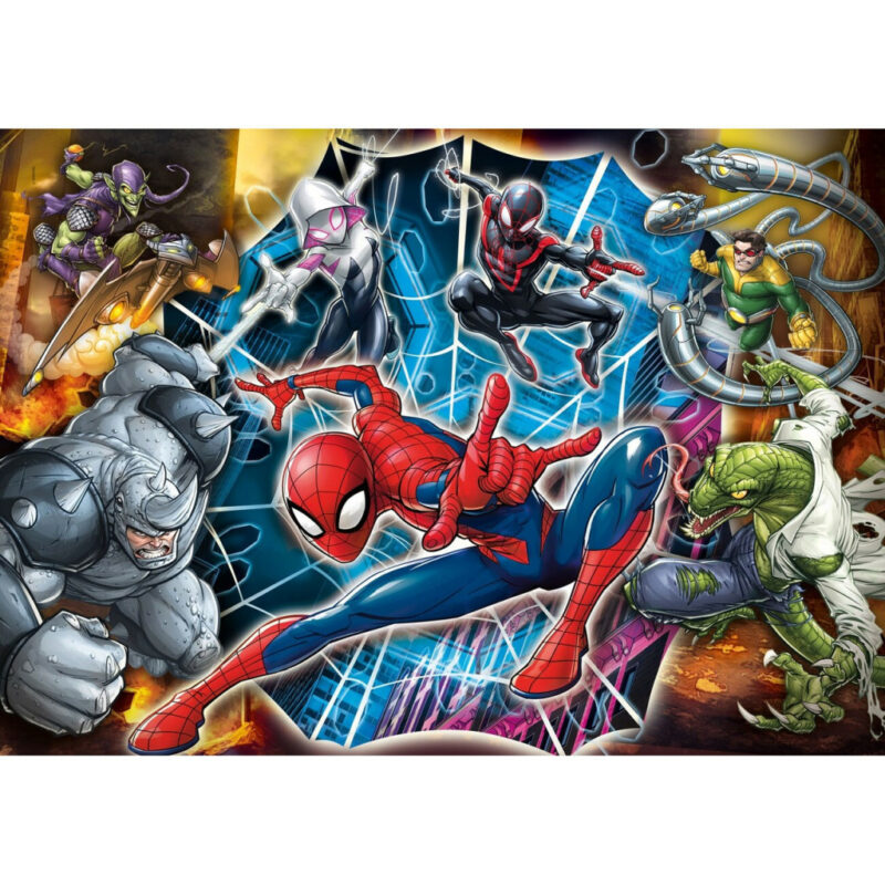 Spiderman Enemies Παιδικό Puzzle Μεγάλου Μεγέθους 104 Τεμαχίων Clementoni 5883690