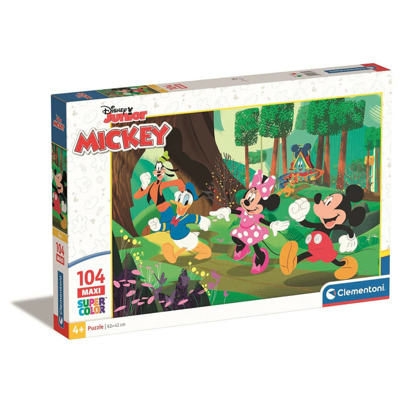 Disney Mickey Lush Forest Παιδικό Puzzle Μεγάλου Μεγέθους 104 Τεμαχίων Clementoni 5883483