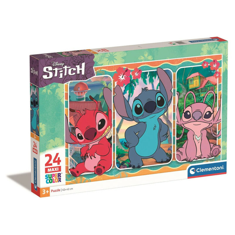 Disney Lilo and Stitch Evile Παιδικό Puzzle Μεγάλου Μεγέθους 24 Τεμαχίων Clementoni 5883442