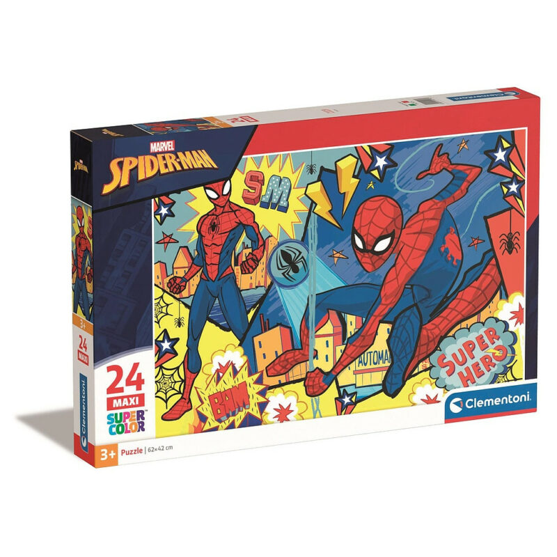 Spiderman BAM Παιδικό Puzzle Μεγάλου Μεγέθους 24 Τεμαχίων Clementoni 5883680