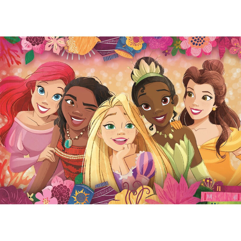 Disney Princess Flower Frame Παιδικό Puzzle Μεγάλου Μεγέθους 24 Τεμαχίων Clementoni 5883377
