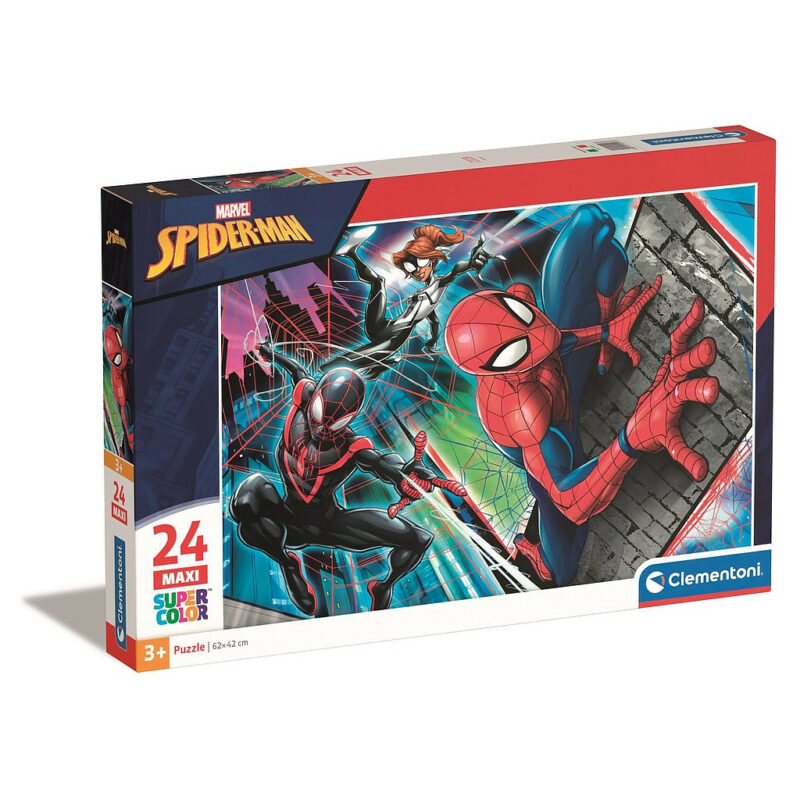 Spiderman Trio in Action Παιδικό Puzzle Μεγάλου Μεγέθους 24 Τεμαχίων Clementoni 5883733