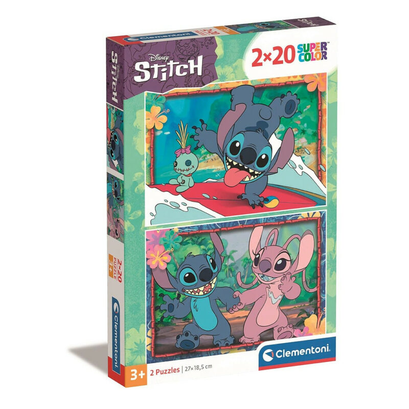 Disney Lilo and Stitch Angel Παιδικό Puzzle 2×20 Τεμαχίων Clementoni 5895746