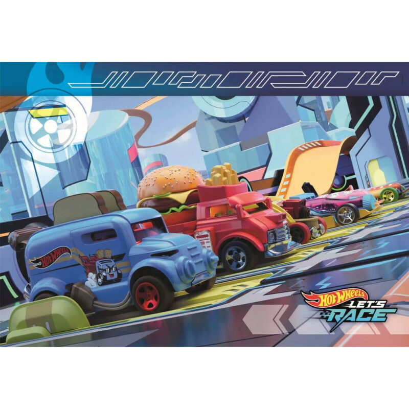 Hot Wheels Buns of Steel Παιδικό Puzzle 2×60 Τεμαχίων Clementoni 5885427