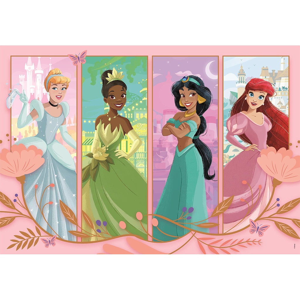 Disney Princess Παιδικό Puzzle 2×60 Τεμαχίων Clementoni