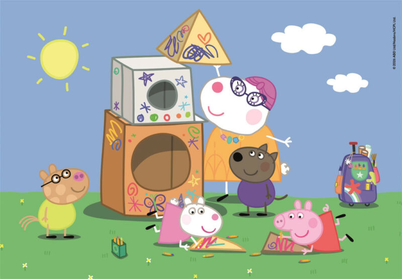 Peppa Pig Family Fun Παιδικό Puzzle 2×60 Τεμαχίων Clementoni 5894052