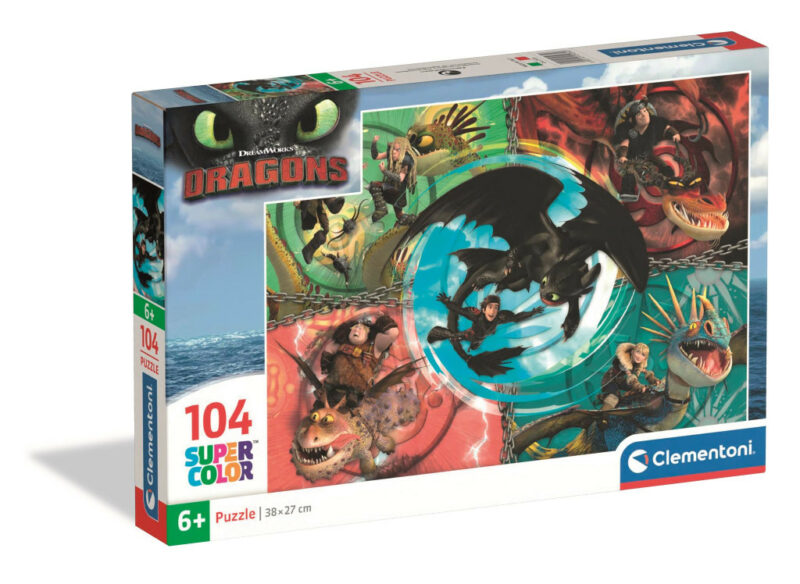 How To Train Your Dragon Friends Παιδικό Puzzle 104 Τεμαχίων Clementoni 5886906