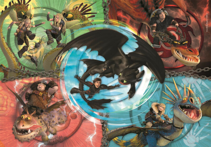 How To Train Your Dragon Friends Παιδικό Puzzle 104 Τεμαχίων Clementoni 5886907