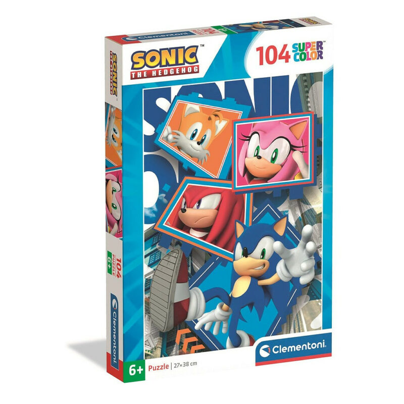Sonic the Hedgehog Παιδικό Puzzle 104 Τεμαχίων Clementoni 5893652