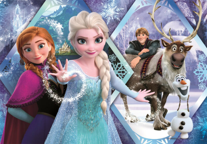 Disney Frozen Ice Kingdom Παιδικό Puzzle 104 Τεμαχίων Clementoni 5893459