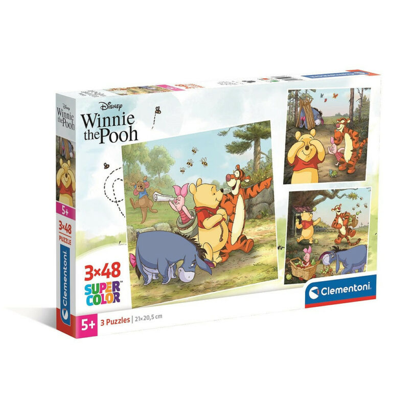 Disney Winnie the Pooh Παιδικό Puzzle 3×48 Τεμαχίων Clementoni 5883477