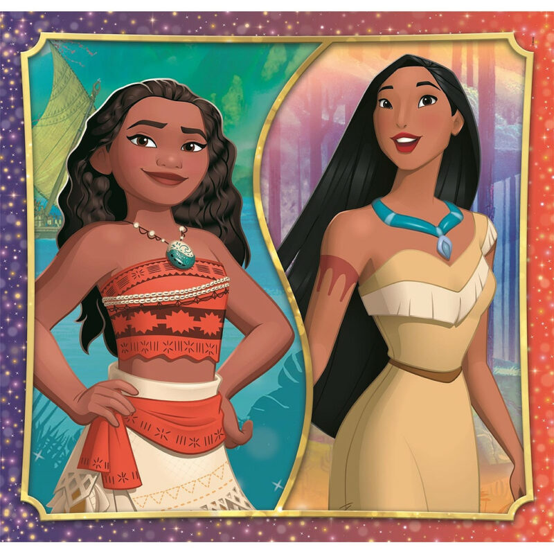 Disney Princess Παιδικό Puzzle 3×48 Τεμαχίων Clementoni 5883354