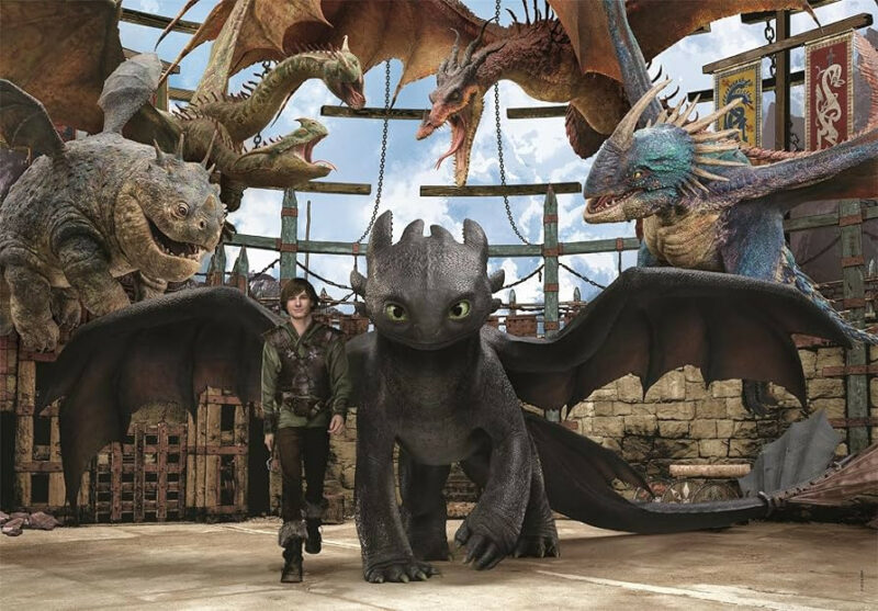 How To Train Your Dragon Arena Παιδικό Puzzle 104 Τεμαχίων Clementoni 5893543