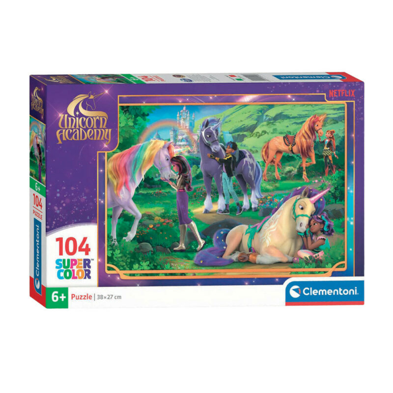 Unicorn Academy Meadow Παιδικό Puzzle 104 Τεμαχίων Clementoni 5886951
