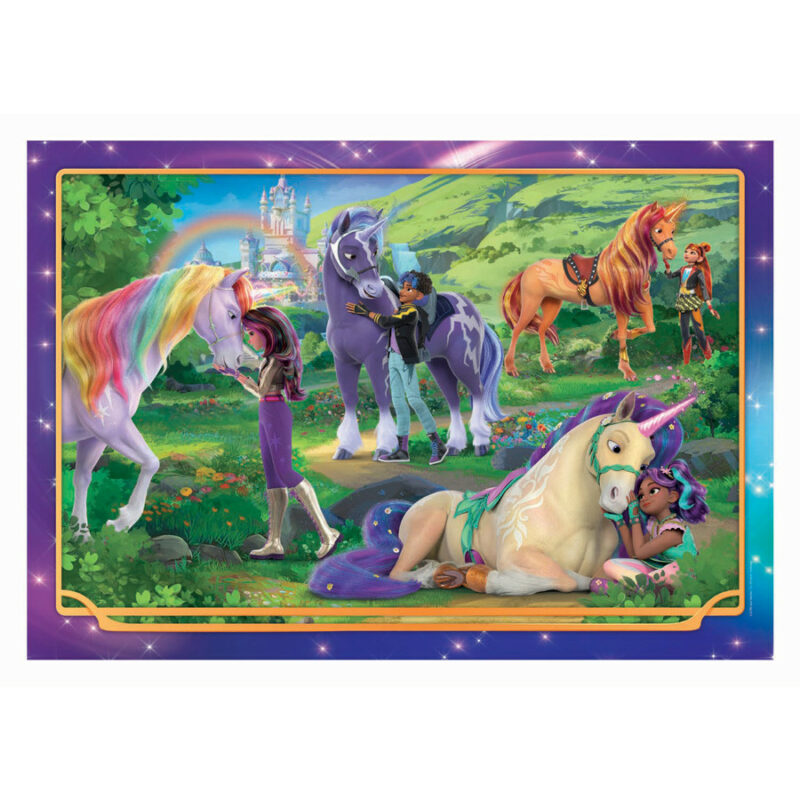 Unicorn Academy Meadow Παιδικό Puzzle 104 Τεμαχίων Clementoni 5886952