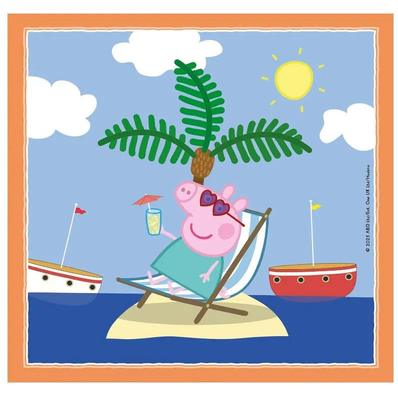 Peppa Pig Relaxing Παιδικό Puzzle 3×48 Τεμαχίων Clementoni 5883678