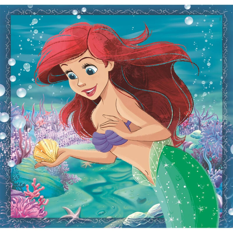 Disney Princess Ariel Παιδικό Puzzle 3×48 Τεμαχίων Clementoni 5883357