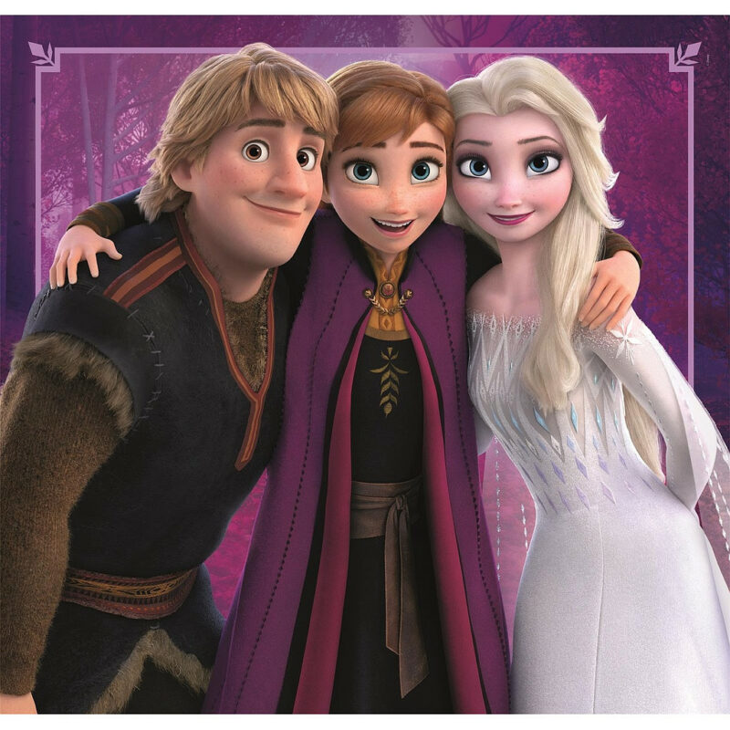 Disney Frozen Leaf Παιδικό Puzzle 3×48 Τεμαχίων Clementoni 5893462