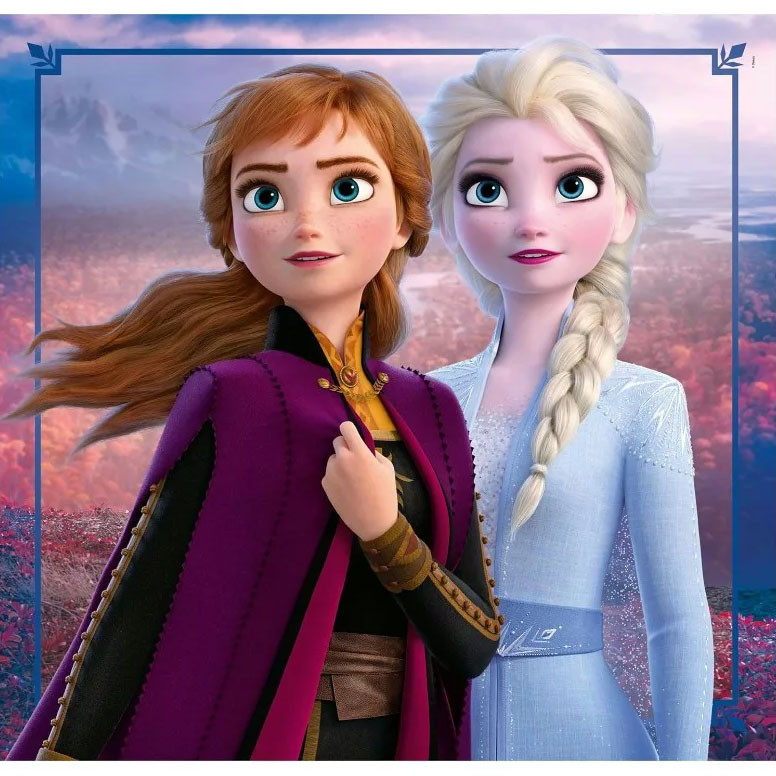 Disney Frozen Leaf Παιδικό Puzzle 3×48 Τεμαχίων Clementoni 5893463