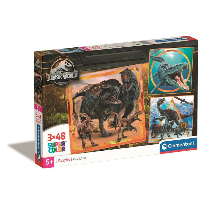 Jurassic World Allosaurus Παιδικό Puzzle 3×48 Τεμαχίων Clementoni 5894767