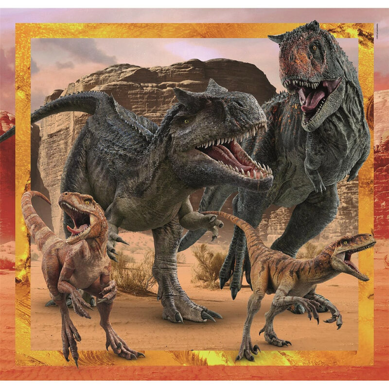 Jurassic World Allosaurus Παιδικό Puzzle 3×48 Τεμαχίων Clementoni 5894768