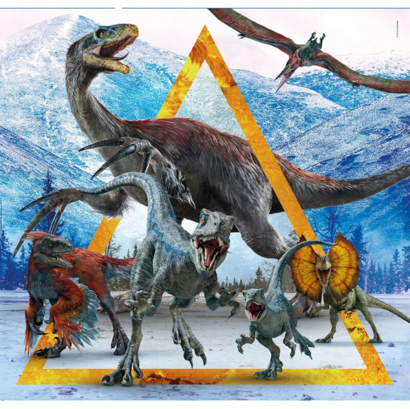 Jurassic World Allosaurus Παιδικό Puzzle 3×48 Τεμαχίων Clementoni 5894770