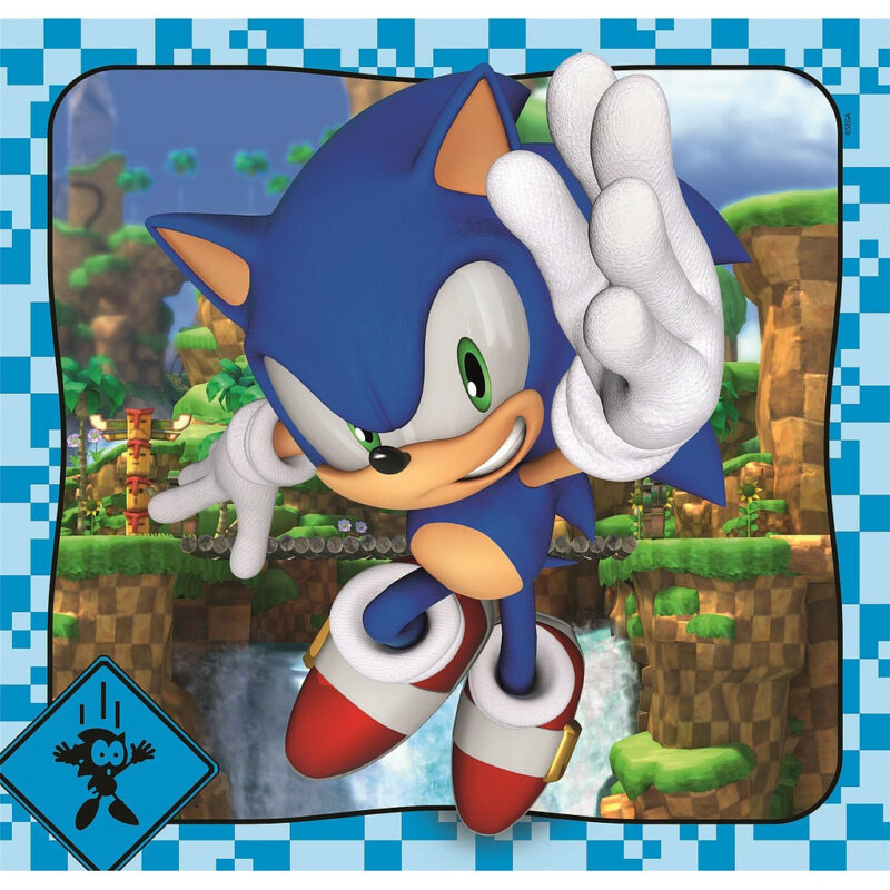 Sonic the Hedgehog Doctor Eggman Παιδικό Puzzle 3×48 Τεμαχίων Clementoni 5904136