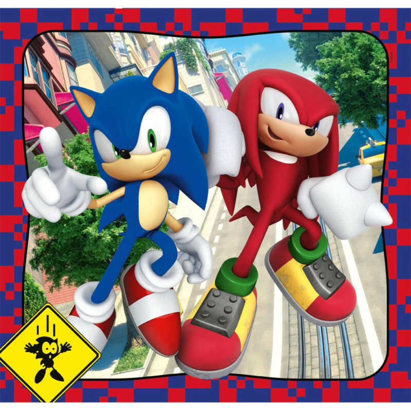 Sonic the Hedgehog Doctor Eggman Παιδικό Puzzle 3×48 Τεμαχίων Clementoni 5904140