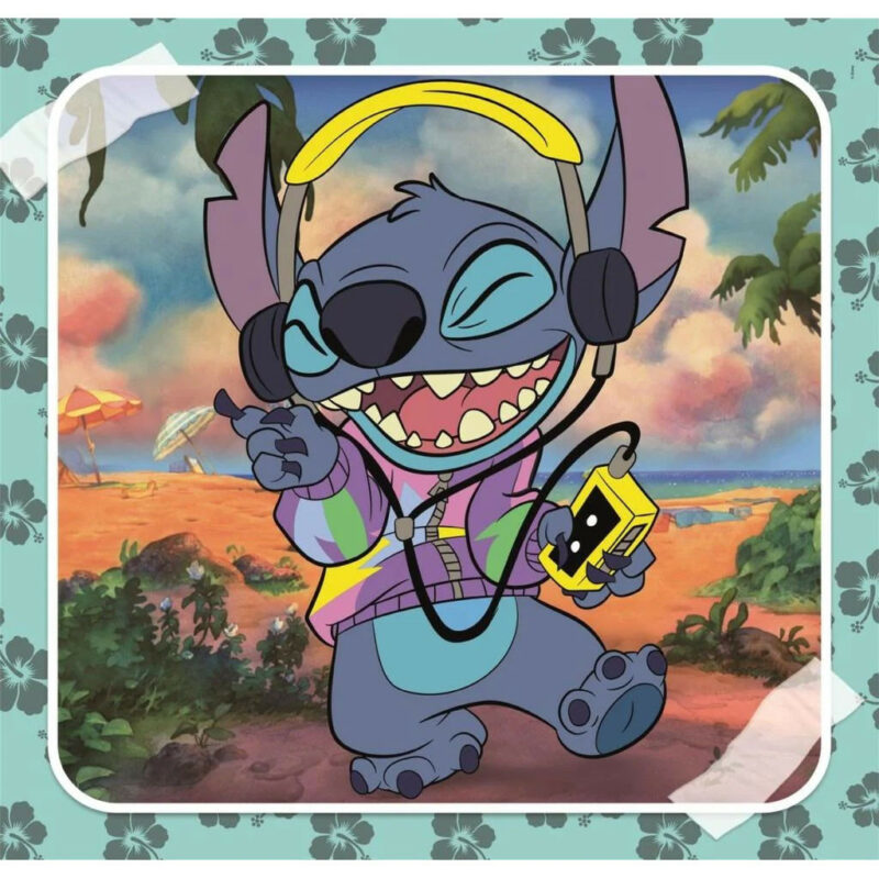 Disney Lilo and Stitch Music Playing the Guitar Παιδικό Puzzle 3×48 Τεμαχίων Clementoni 5883453