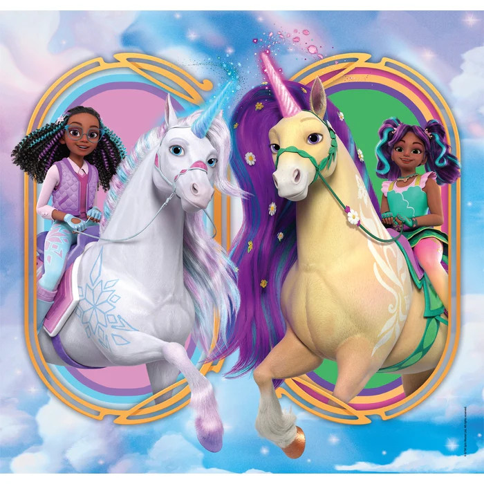Unicorn Academy Riders Παιδικό Puzzle 3×48 Τεμαχίων Clementoni 5893686