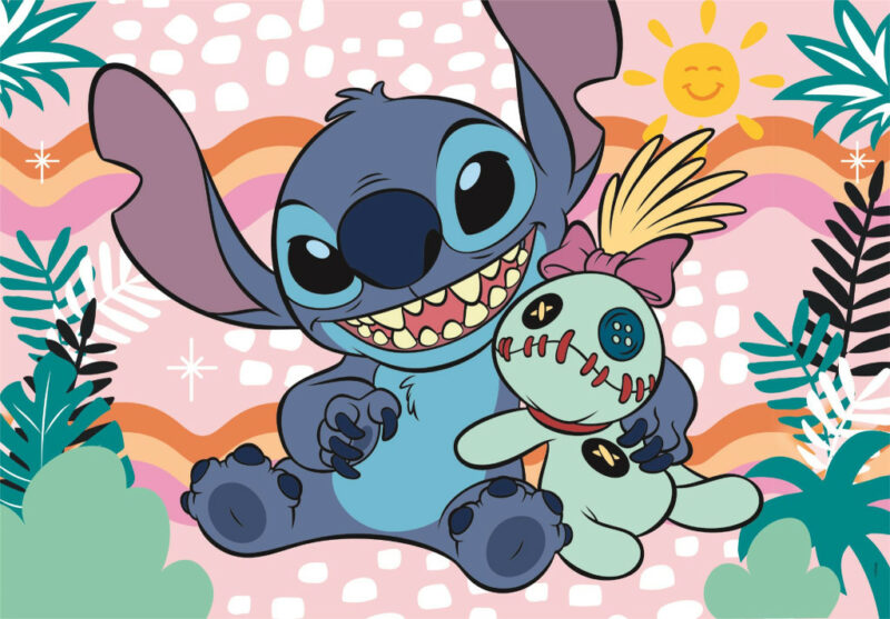 Disney Lilo and Stitch Scrump’s Day Παιδικό Puzzle 60 Τεμαχίων Clementoni 5885498