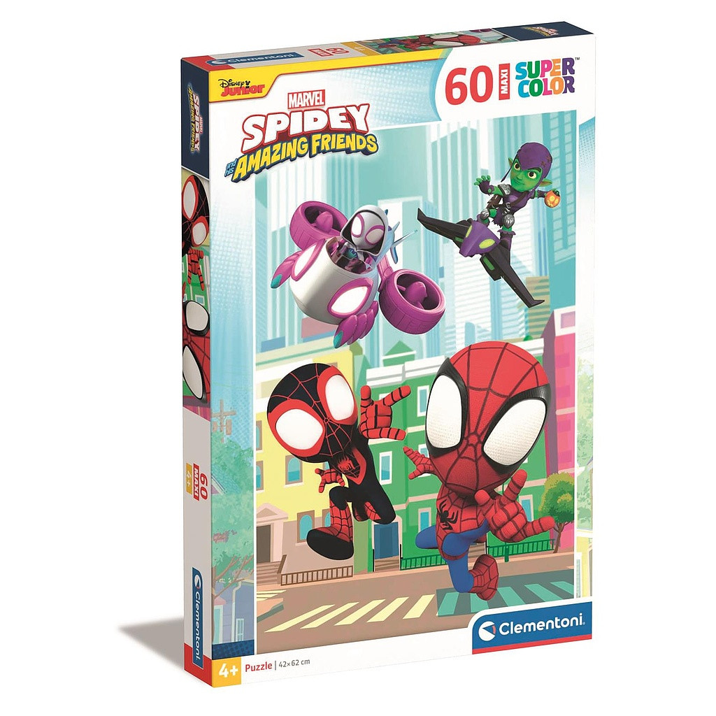 Spiderman Spidey Παιδικό Puzzle Μεγάλου Μεγέθους 60 Τεμαχίων Clementoni
