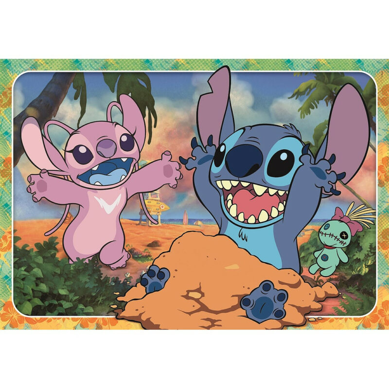 Disney Lilo and Stitch Sand Παιδικό Puzzle Μεγάλου Μεγέθους 60 Τεμαχίων Clementoni 5883460