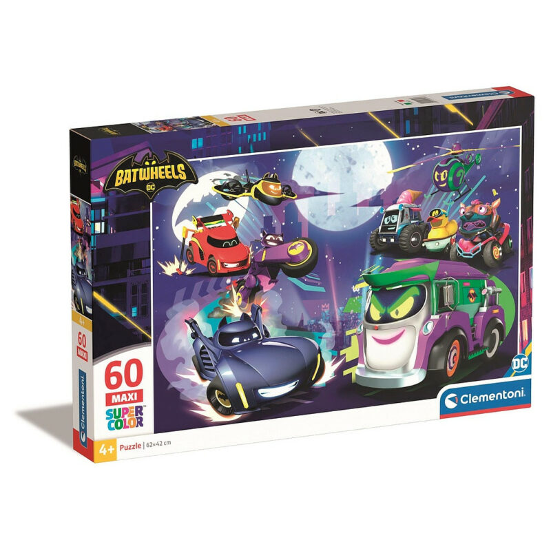 Batman Batwheels Παιδικό Puzzle Μεγάλου Μεγέθους 60 Τεμαχίων Clementoni 5886874