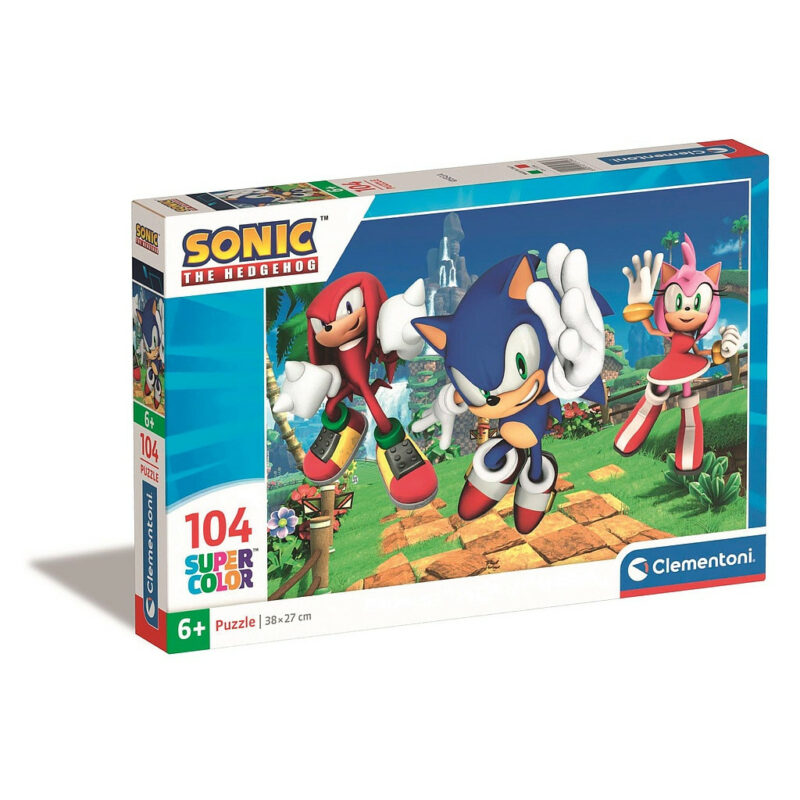Sonic the Hedgehog Amy Rose Παιδικό Puzzle 104 Τεμαχίων Clementoni 5893655