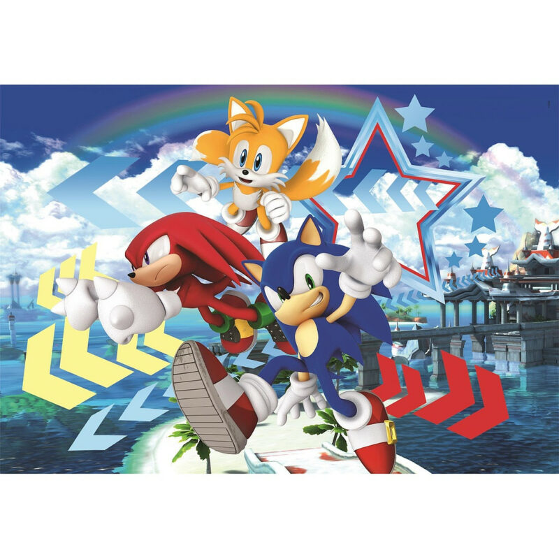 Sonic the Hedgehog Star Παιδικό Puzzle 104 Τεμαχίων Clementoni 5883768
