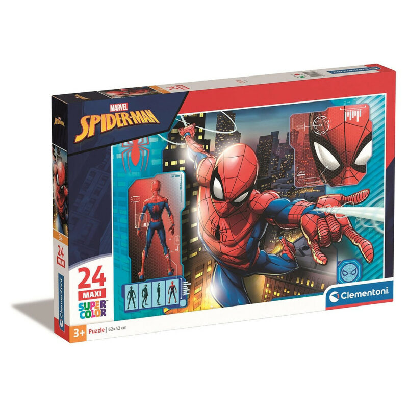 Spiderman Suit Diagnostics Παιδικό Puzzle Μεγάλου Μεγέθους 24 Τεμαχίων Clementoni 5883728