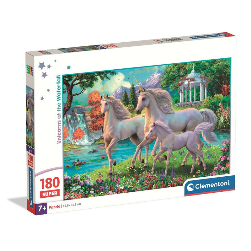 Unicorn Waterfall Παιδικό Puzzle 180 Τεμαχίων Clementoni 5893690